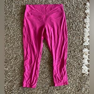 Hot pink lululemon leggings